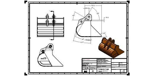 挖掘机斗缩略图